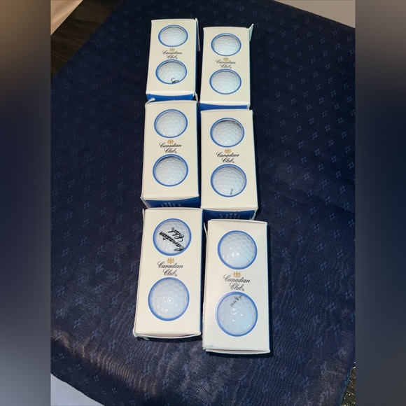 Collectible AdvertisingnCanadian Club Whisky 6 Boxes Golf Balls New Box 2021 - Picture 2 of 11